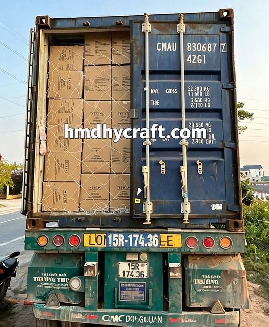Container consolidation at FOB Ho Chi Minh City port