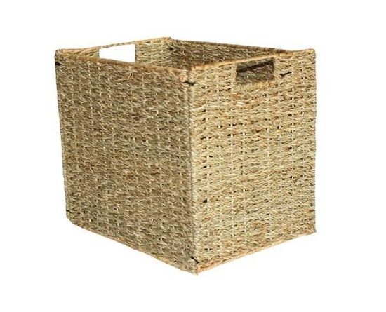 Seagrass weave material close-up - handwoven basket fibre from Vietnam's Mekong Delta